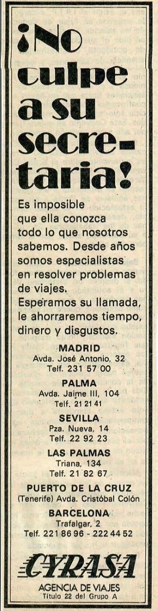 CYRASA - ¡No culpe a su secretaria!
