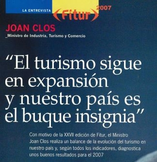 Entrevista a Joan Clos, Ministro de Industria, Turismo y Comercio