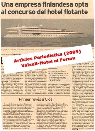 Vaixell hotel del Fòrum - Barcelona