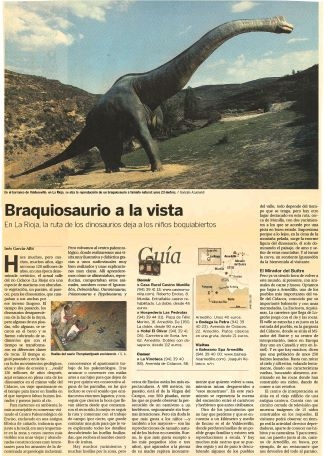 Braquiosaurio a la vista