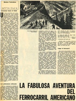LA FABULOSA AVENTURA DEL FERROCARRIL AMERICANO