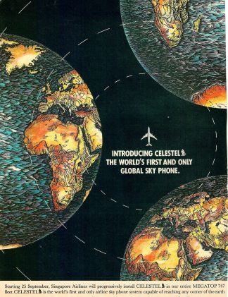 Singapore Airlines - Introducing Celestel the world's firts and only global sky phone