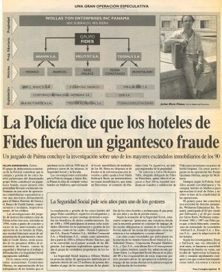Grupo Fides - La Policia dice que los hoteles de Fides fueron un gigantesco fraude