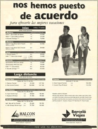 Halcon Viajes / Barceló Viajes - Nos hemos puesto de acuerdo para ofrecerte las mejores vacaciones