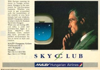 MALEV - sky club
